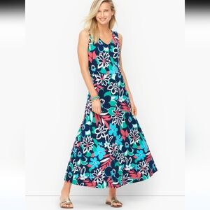 Talbots Jersey Maxi Dress Splendid Floral Medium